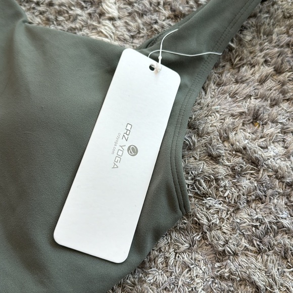 CRZ YOGA Butterluxe V Neck Longline Sports bra - Picture 4 of 5